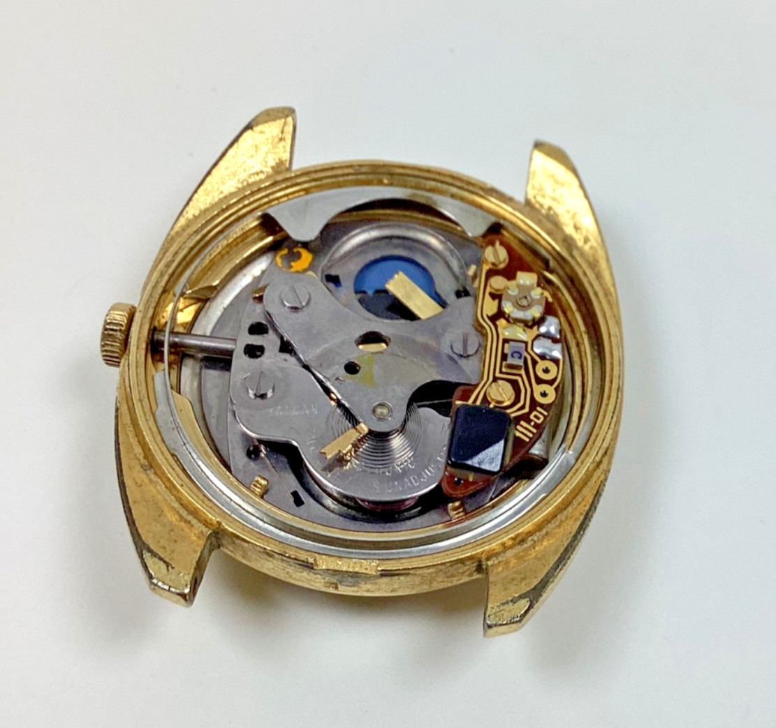 1978 Timex Q Quartz Day Date Watch France M66 9696106678 Runs Spare Parts Repair
