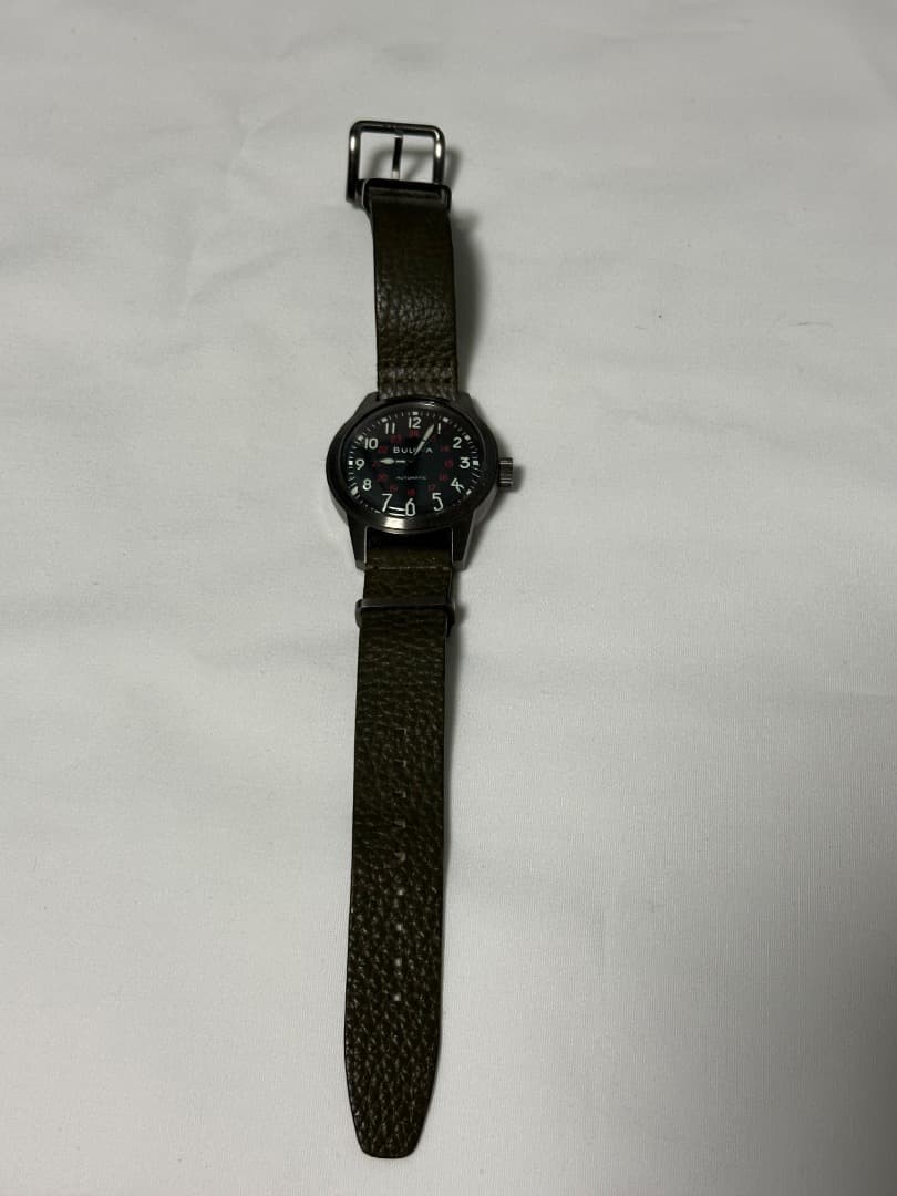 Bulova Automatic Military Watch 98A255 Used in