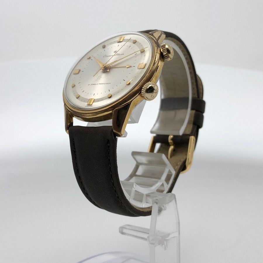Vintage 1963 Citizen Alarm 4H Four-hand 21Jewels C.G.P. Hand-winding Japan #2613