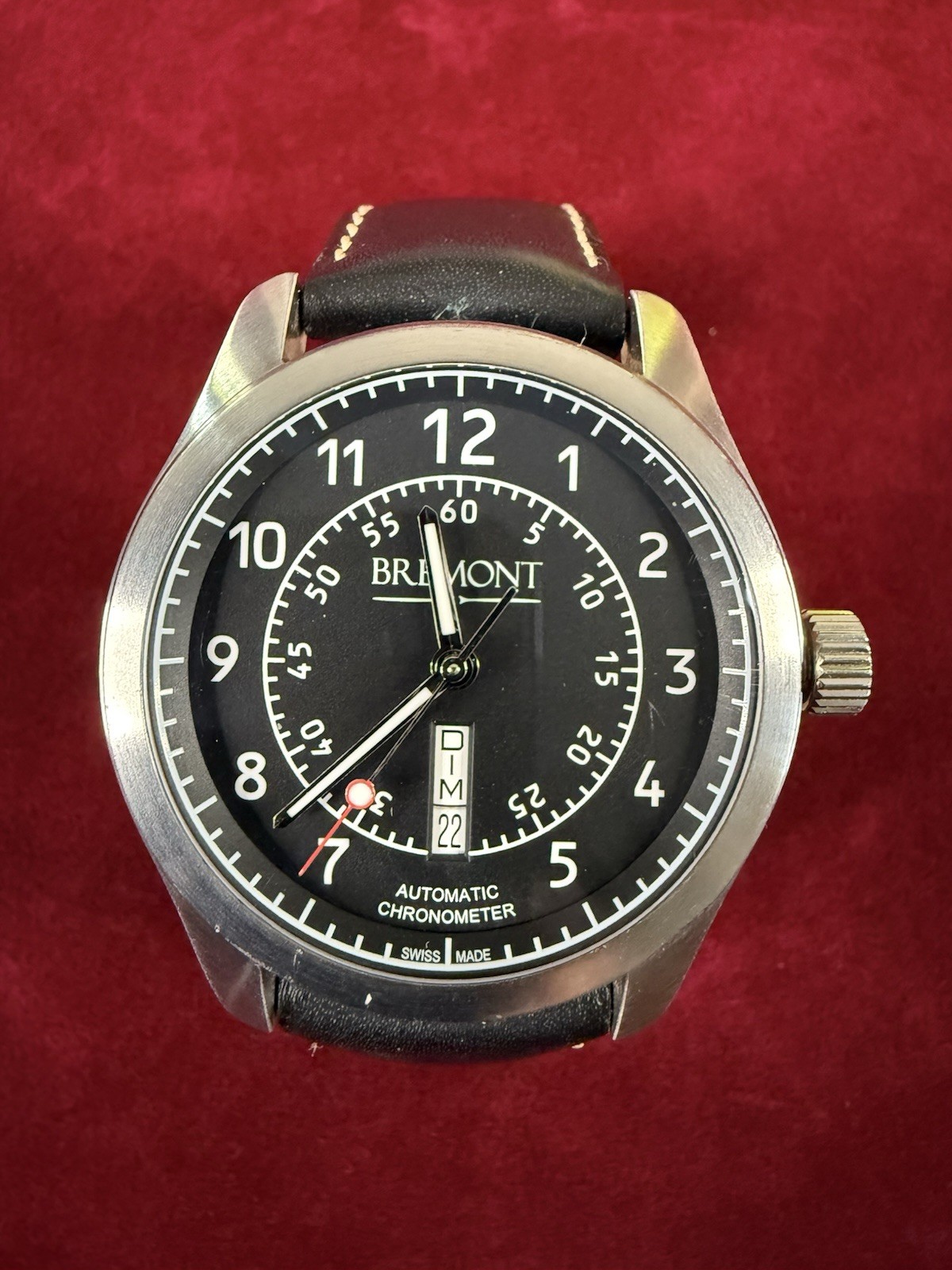 BREMONT BC-S2 PILOT SWISS MADE AUTOMATIC CHRONOMETER