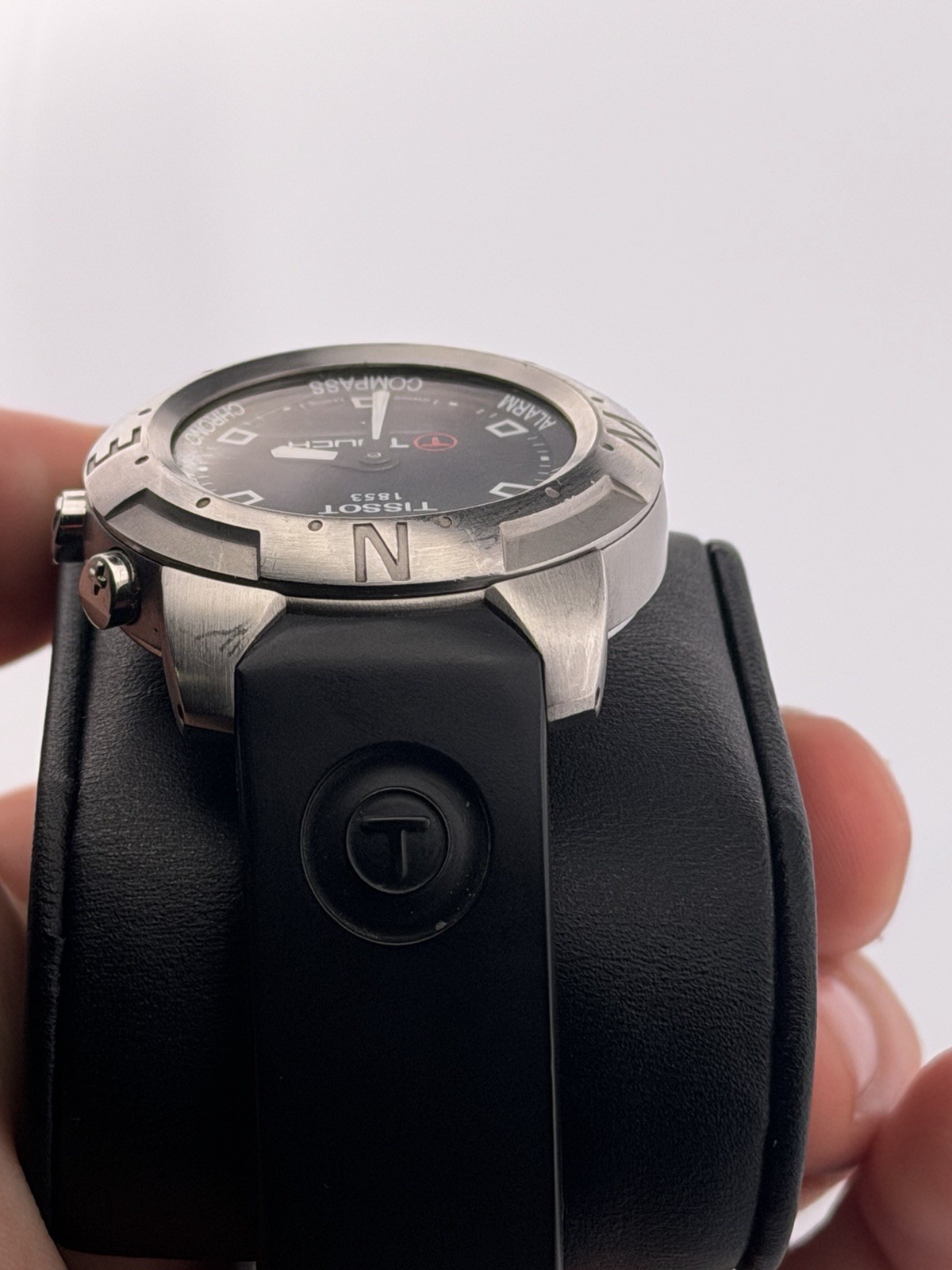 Tissot T-Touch Titanium Multifunction Watch Altimeter Compass Chronograph Swiss