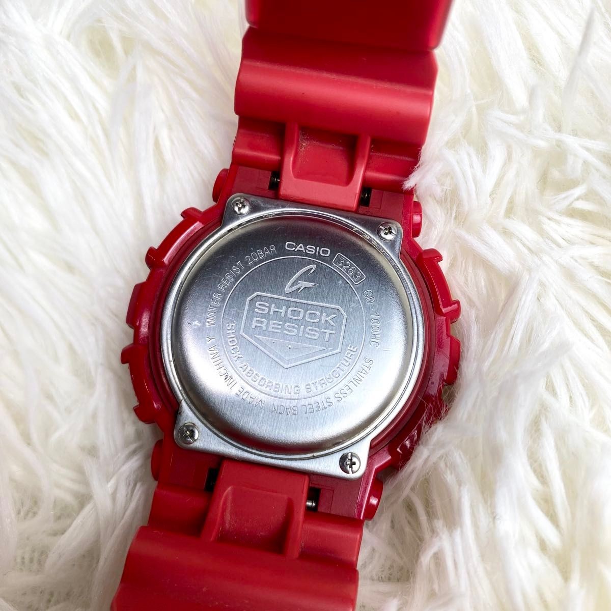 Casio G-Shock GD-100HC Hyper Colors Red Watch