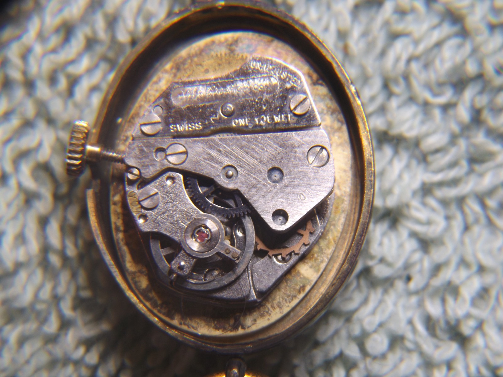 Vintage Jura Watch Co. Old England Ladies Watch One Jewel Not Running