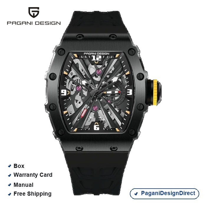 Pagani Design PD-1738 Black Men Automatic Watch