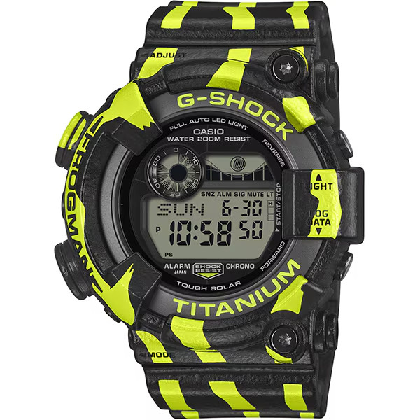 Casio G-SHOCK GW 8200TPF 1JR Frogman Tough Solar Black Light Green from Japan