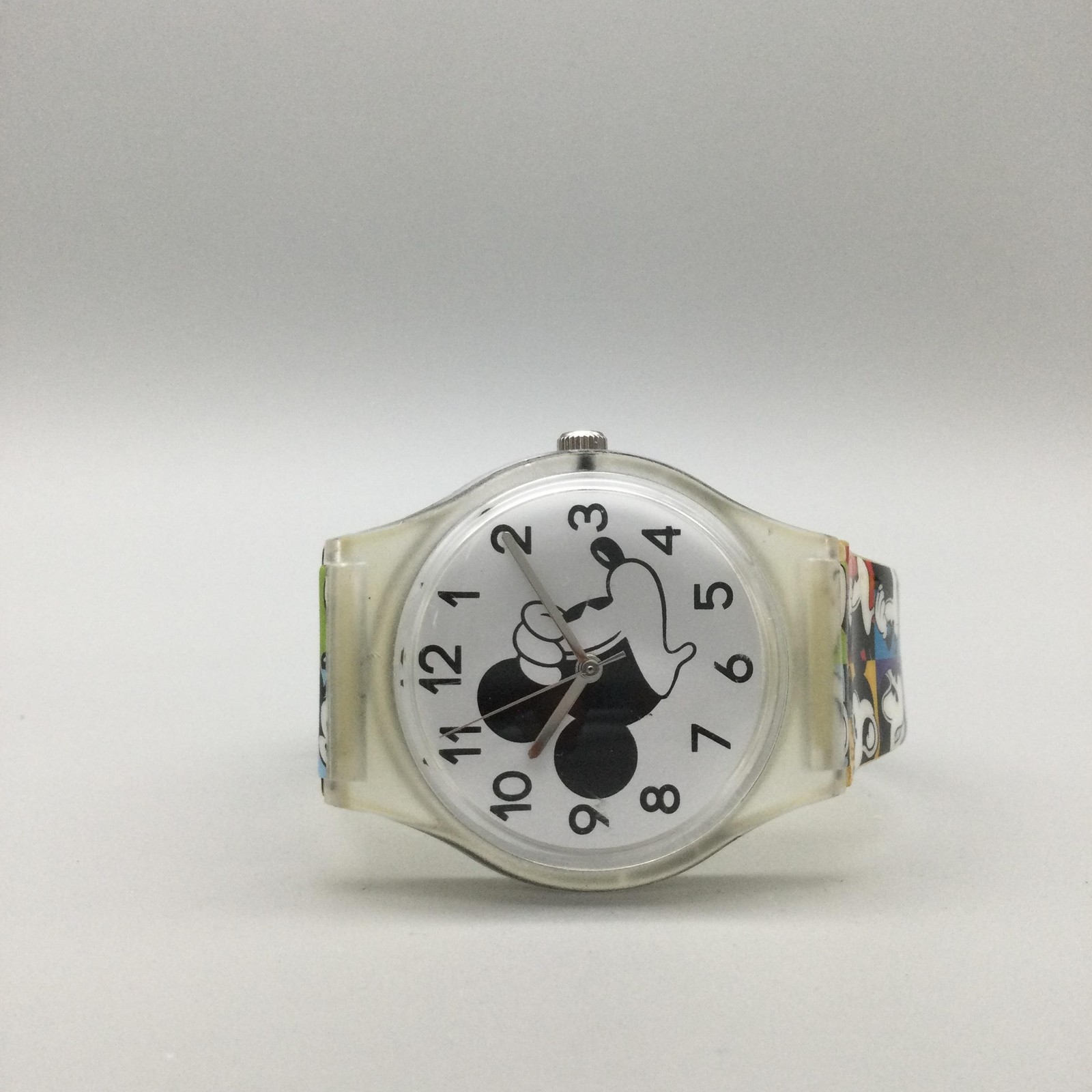 Disney Parks Womens Watch 33mm Mickey Mouse White Dial Multicolor New Battery