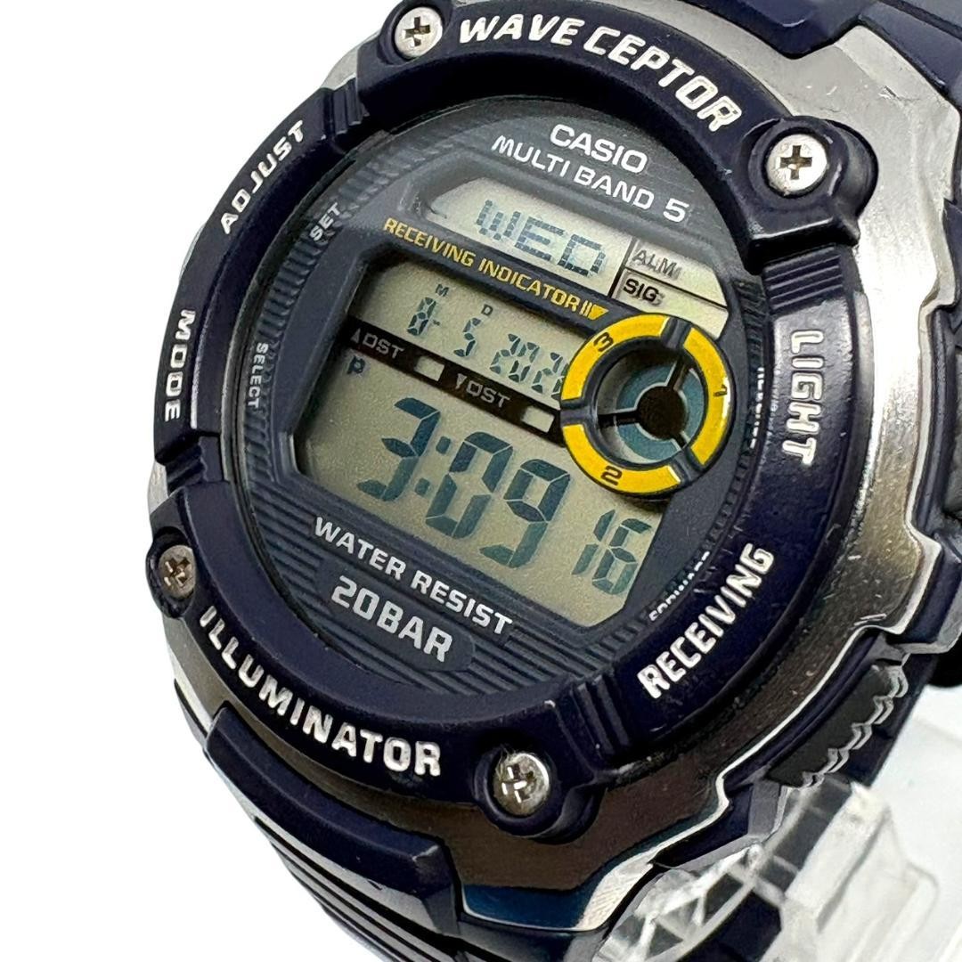 [Battery Replaced] CASIO WV-M200 Wave Ceptor Radio-Controlled Watch From Japan