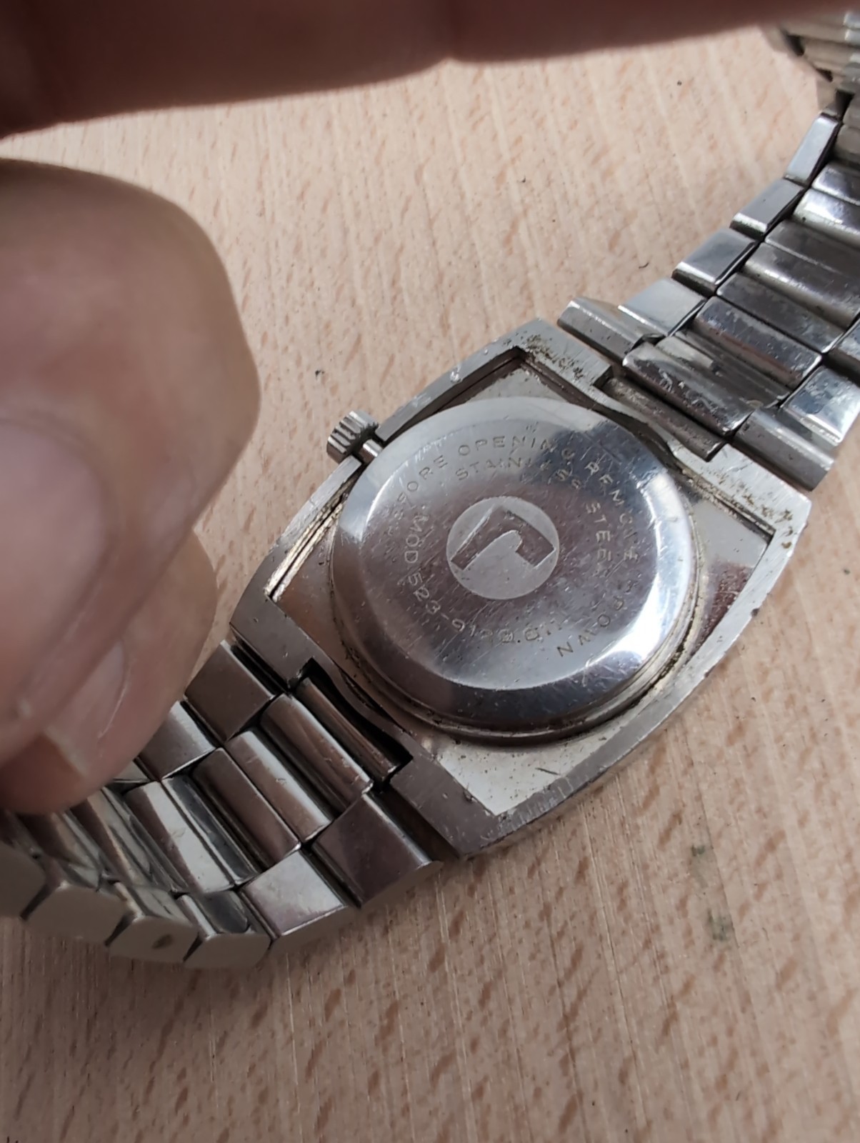Vtg Roamer Rockshell Mark V Made For Seth Thomas Automatic Watch