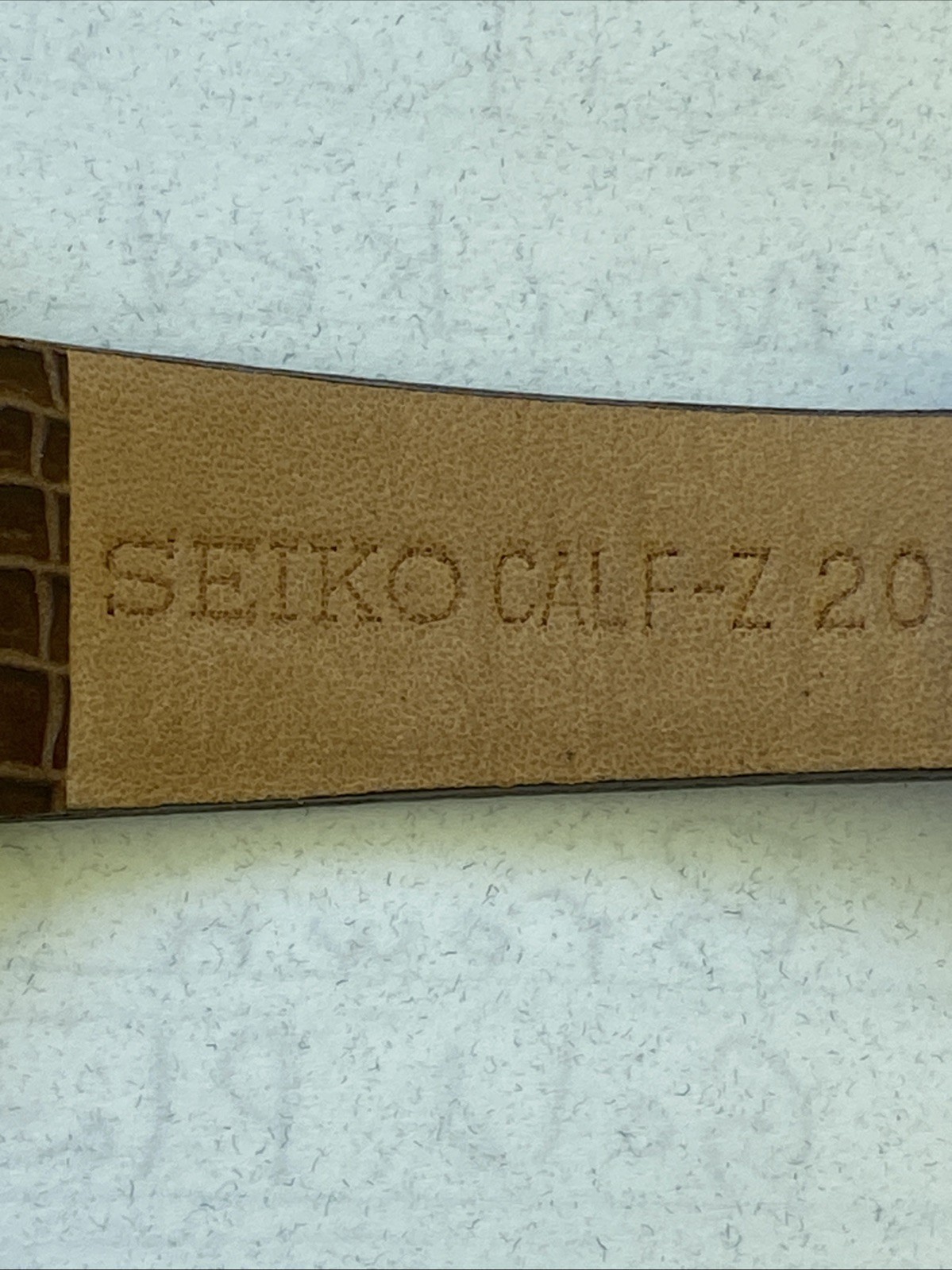 Seiko Rectangular Men’s Wrist Watch V700-5K30 Org Brown Calf Strap New Old Stock