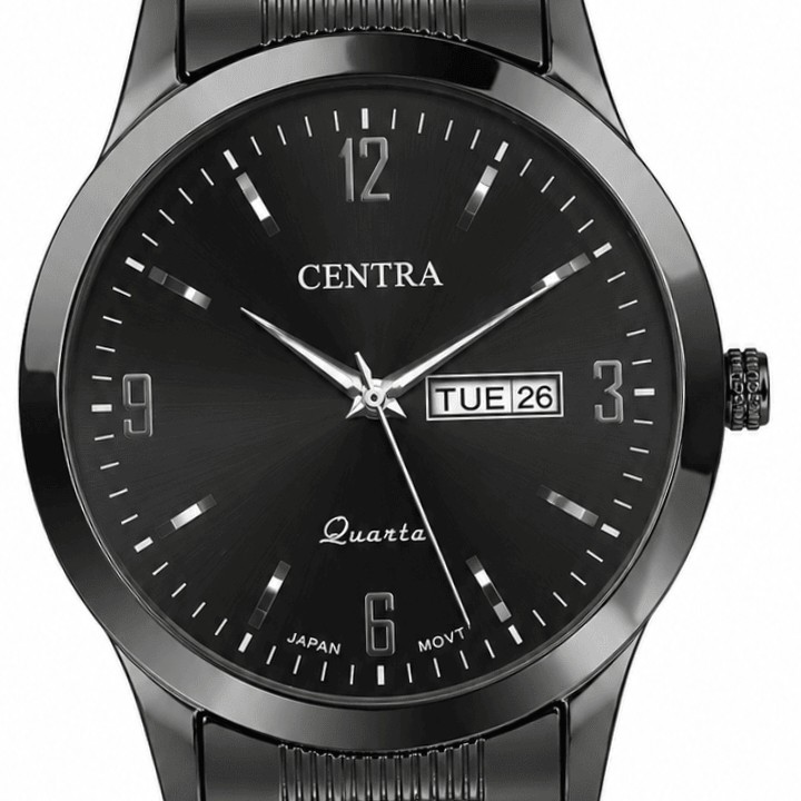 Centra Men’s Premium Black Watch