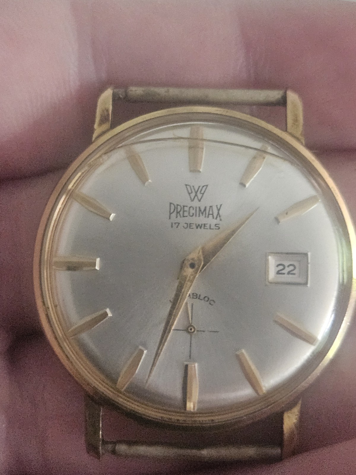 Precimax 17 Jewels Mechanical Manual Wind Men’s Watch