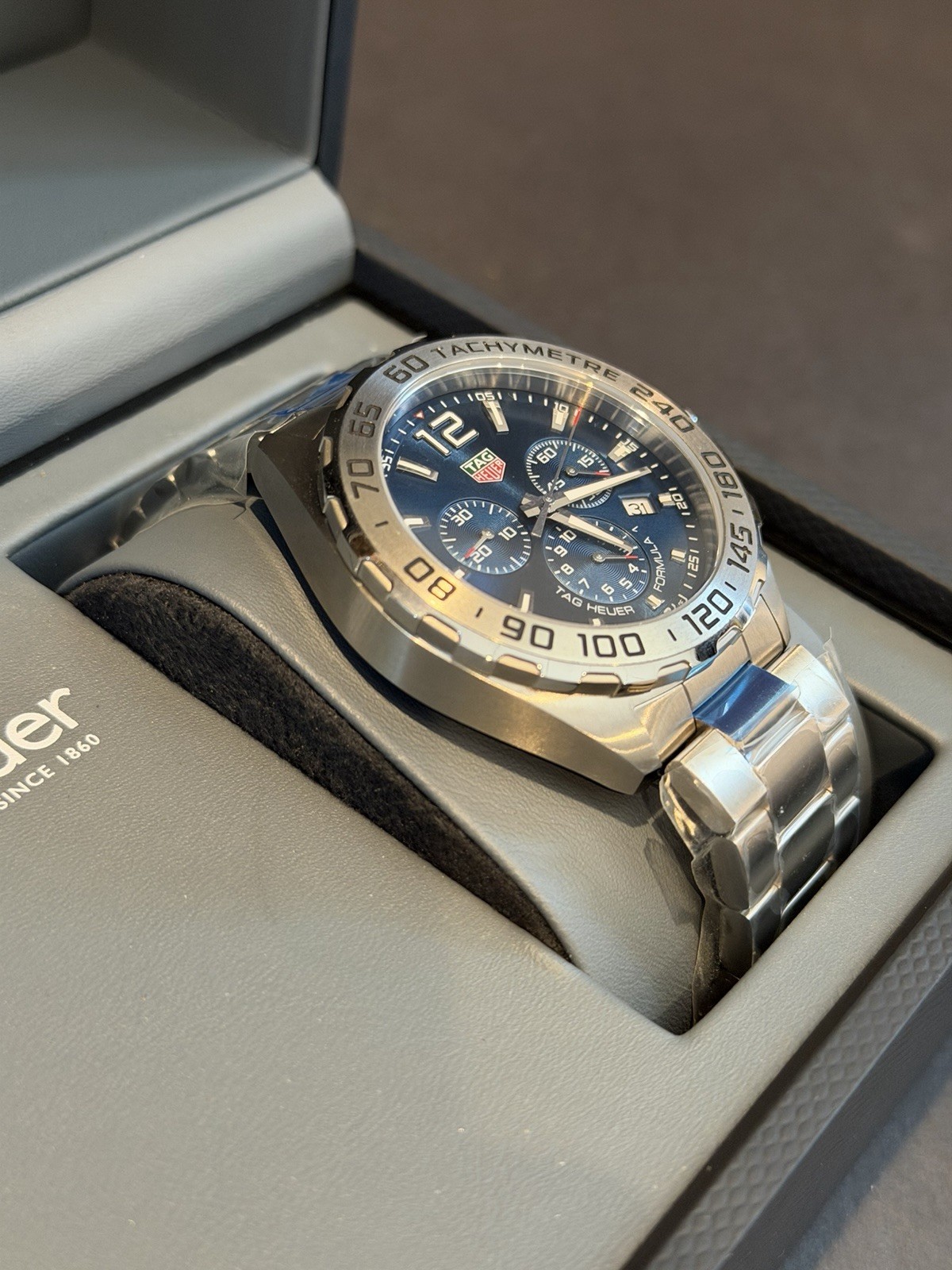 NEW! Tag Heuer Formula 1 Chronograph Blue Sunray Dial Men’s Watch CAZ101K.BA0842