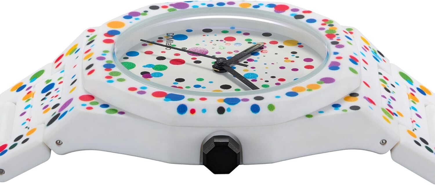 [D1 MILANO] Watch PCBU12 Polycarbonate Dot 02 37mm White