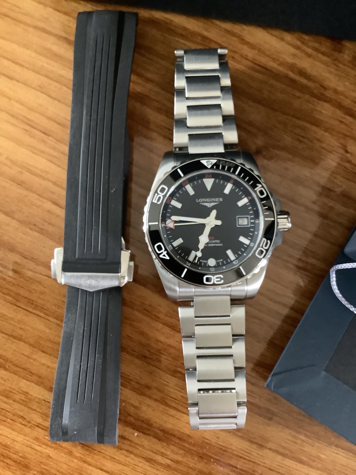 Longines HydroConquest Black Unisex Adults Watch – L3.790.4.56.6