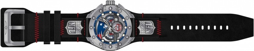 NEW INVICTA 45122 ARMOUR NFL NEW ENGLAND PATRIOTS CHRONOGRAPH STEEL LIMITED 52MM