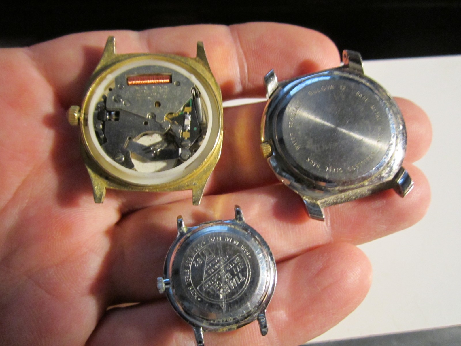 18 OLD WATCHES NO BANDS – MECHANICAL AND QUARTZ GREAT RESALE VALUE – OFC-R