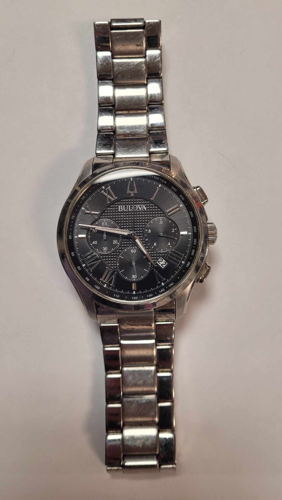 Bulova 96B288 Wilton Men’s Classic Black Dial Watch