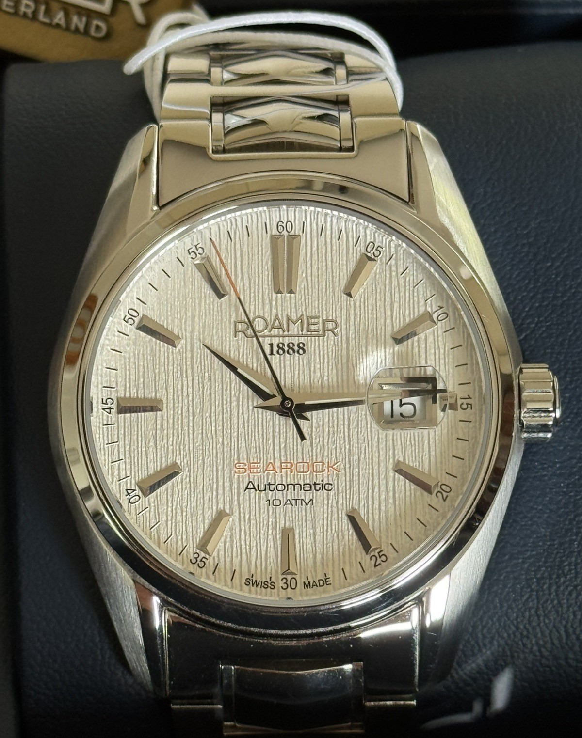 Roamer 210665 41 25 20 Searock Automatic White Dial.