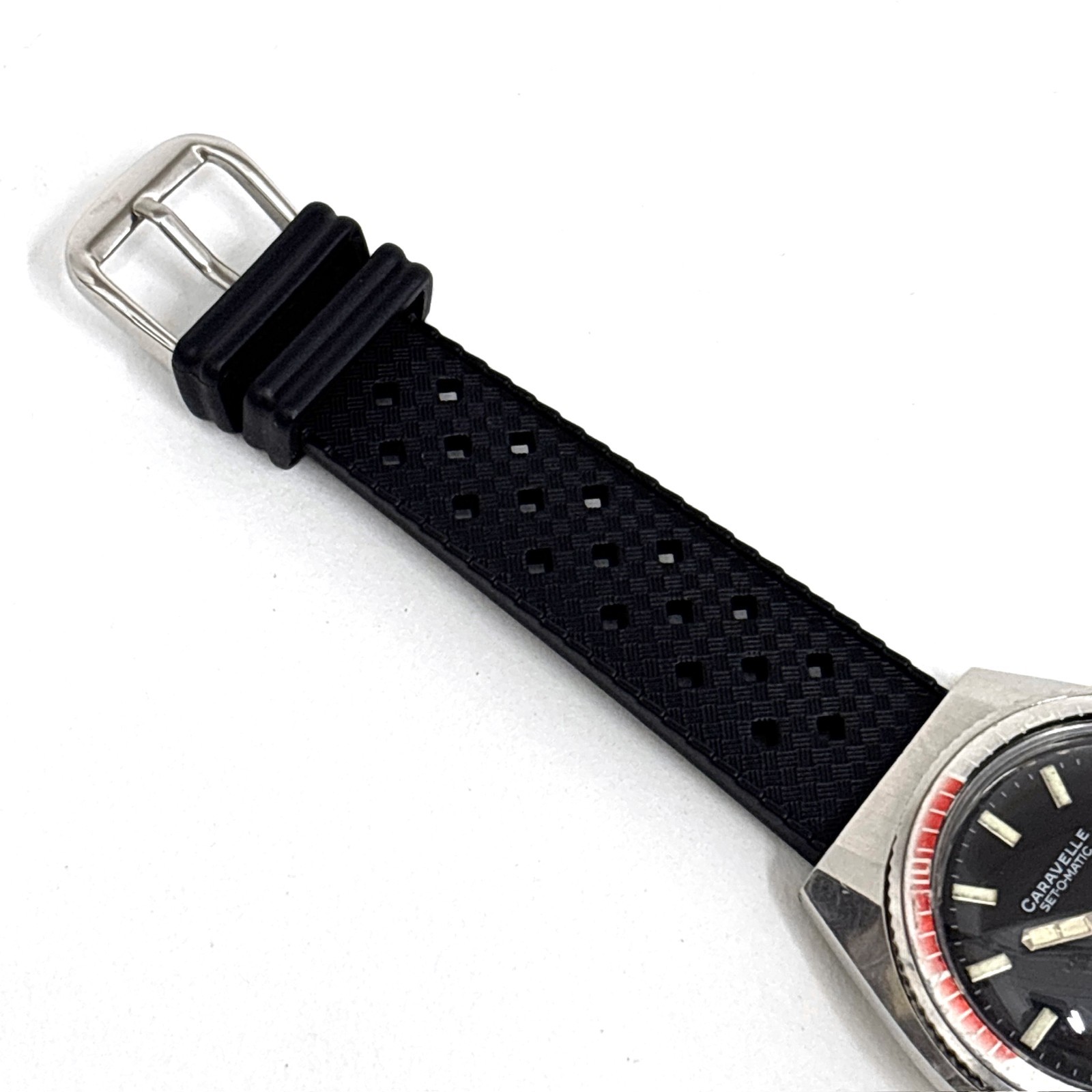 Vintage 1979 Caravelle Devil Diver Automatic 38mm Ghost Bezel 666ft West Germany