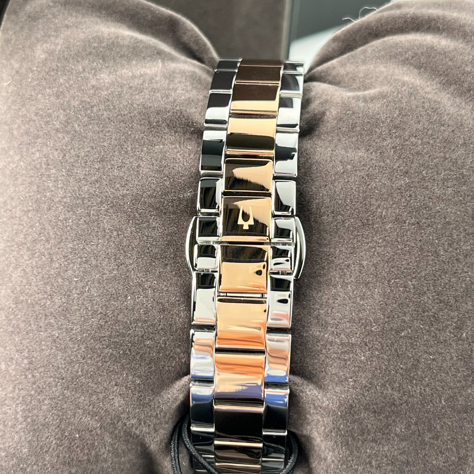 Bulova Women’s Watch Surveyor Mother of Pearl White Dial Rose Gold Strap 98P207