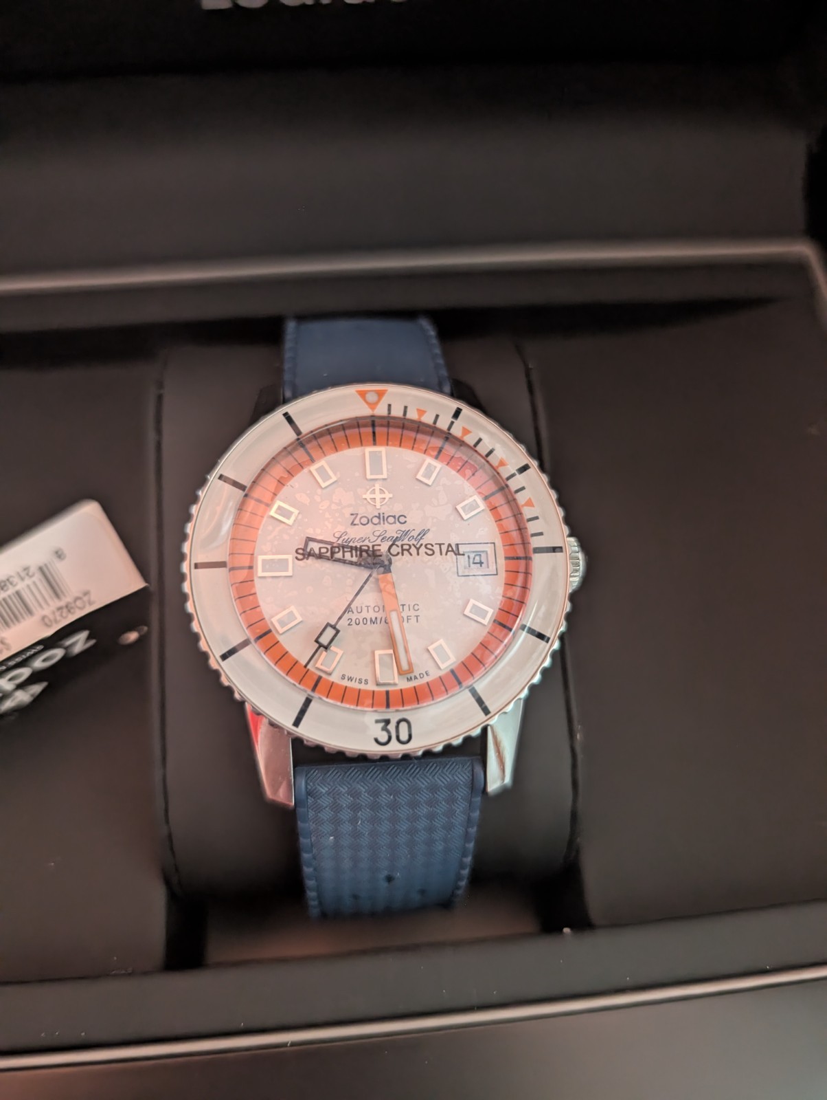 Zodiac Super Sea Wolf Automatic Mechanical Watch 200m Diver (ZO9270)