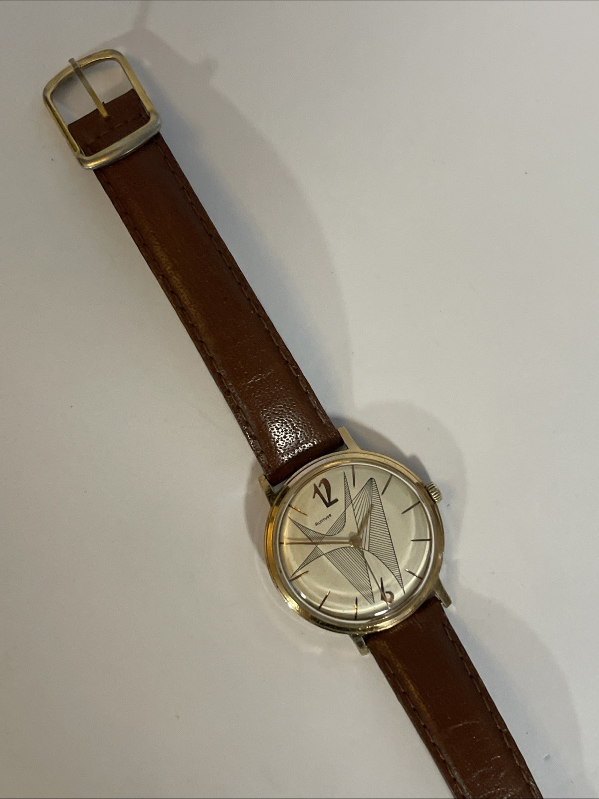 Altitude Mechanical Watch Pop Art Dial French Cupilard 233 Rare