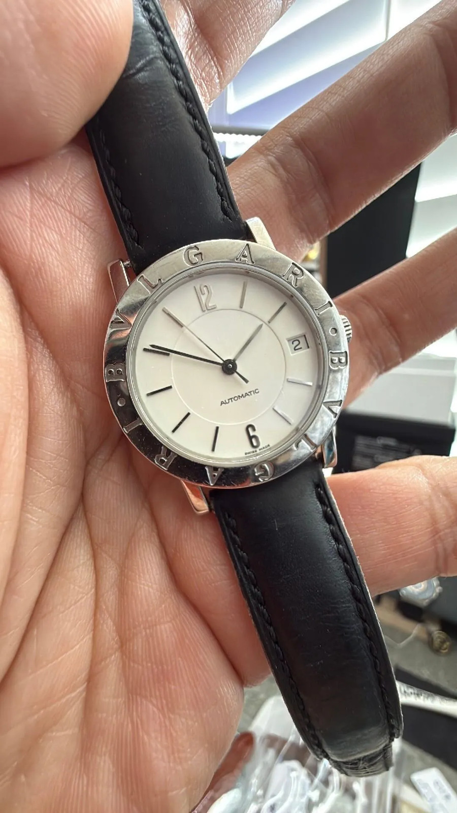Bvlgari BB33SL 33mm Swiss Automatic Date Stainless Steel Watch
