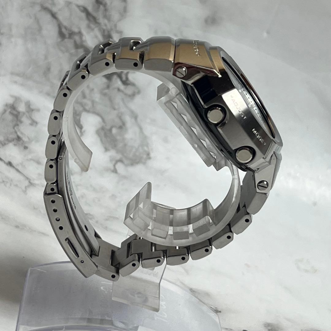 CASIO G-SHOCK AWM-500D-1A8JF Full Metal Silver Watch Used