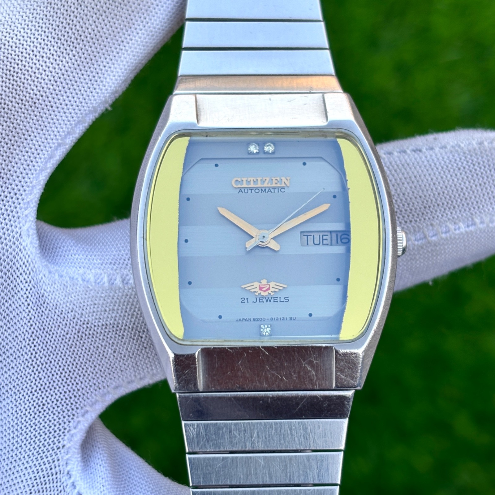 Vintage Citizen Dress Formal 7 Eagle Automatic Japan Made Men’s Watch 4-823460