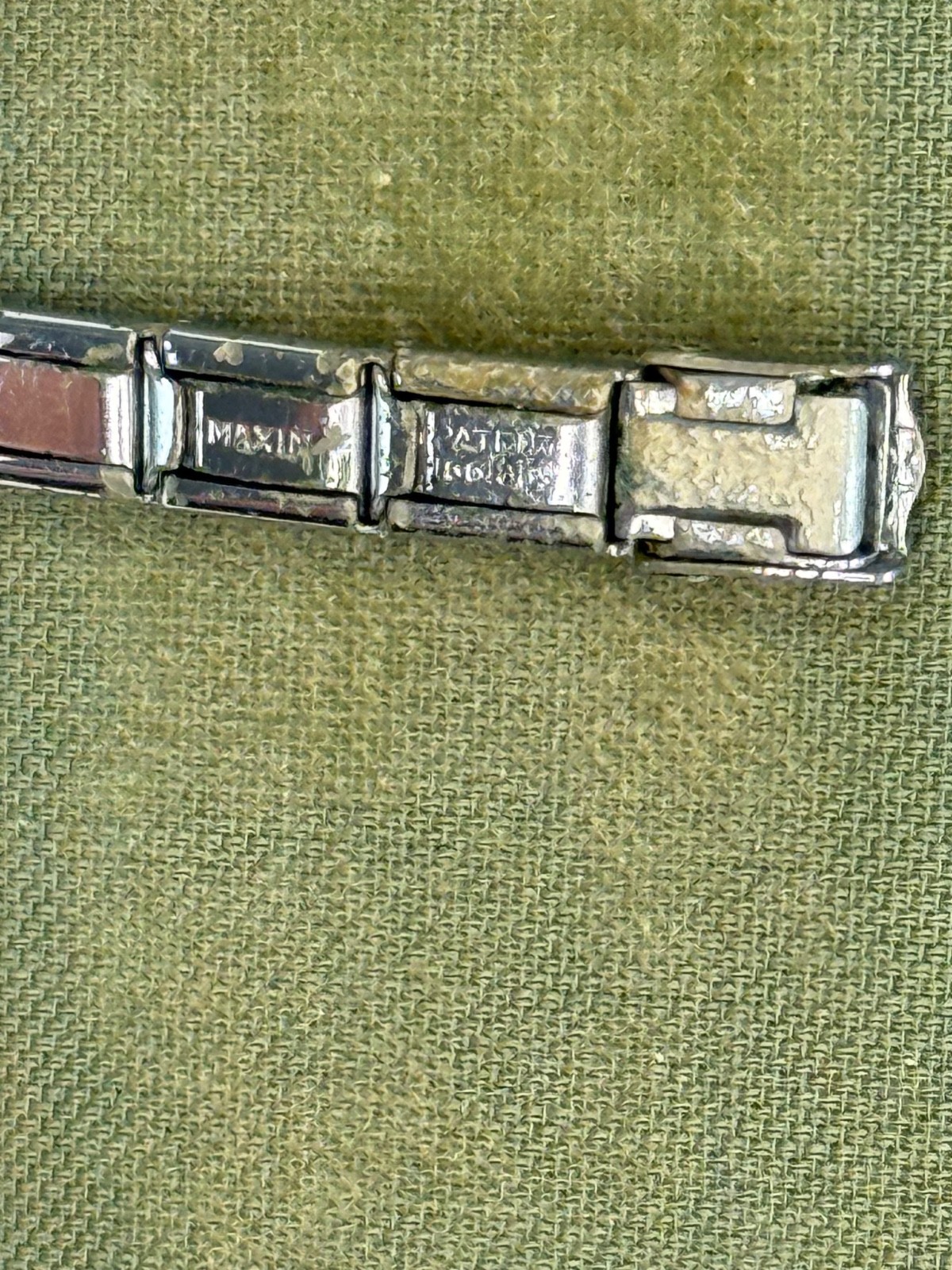 Vintage 1929 Ladies Bulova “Miss Liberty” wristwatch with emeralds