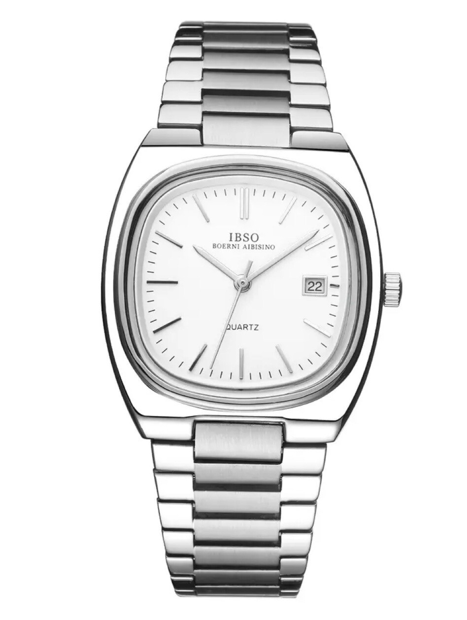 IBSO Men’s Formal Stainless Steel Strap Quartz Watch 3АТМ Waterproof