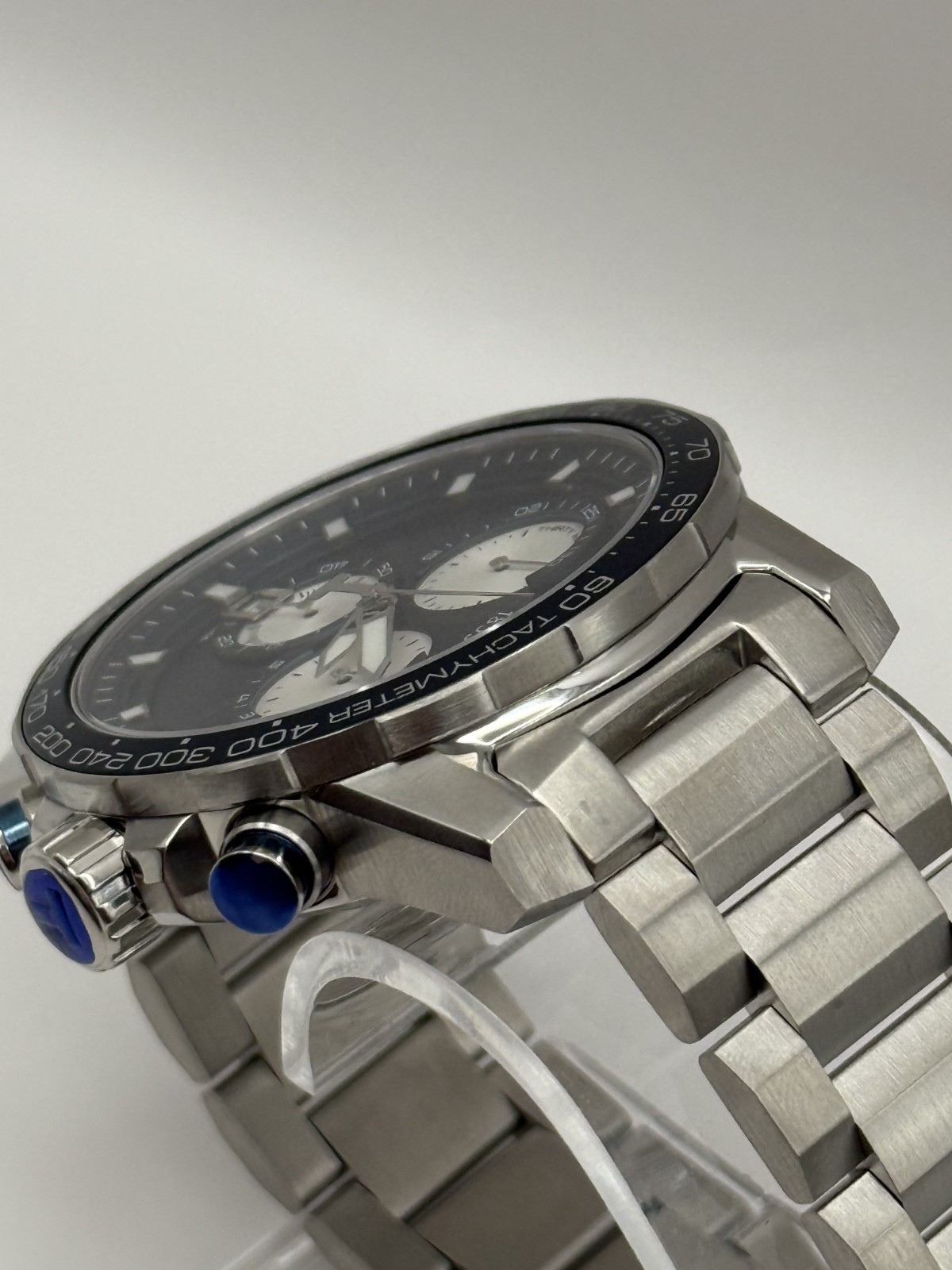 Tissot Supersport Chrono Blue Dial Silver Steel Strap 45mm. -T125.617.11.041.00