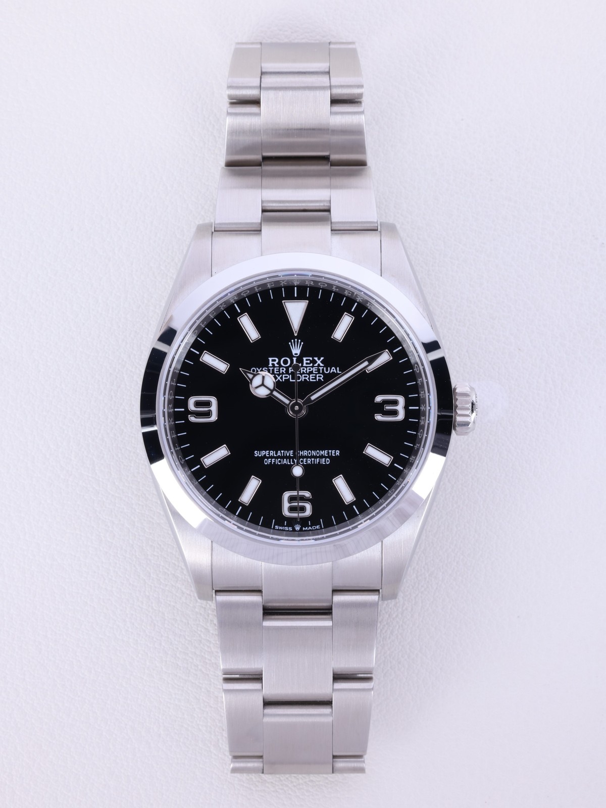 Rolex Explorer 36 124270 36mm Black Dial Full Set New