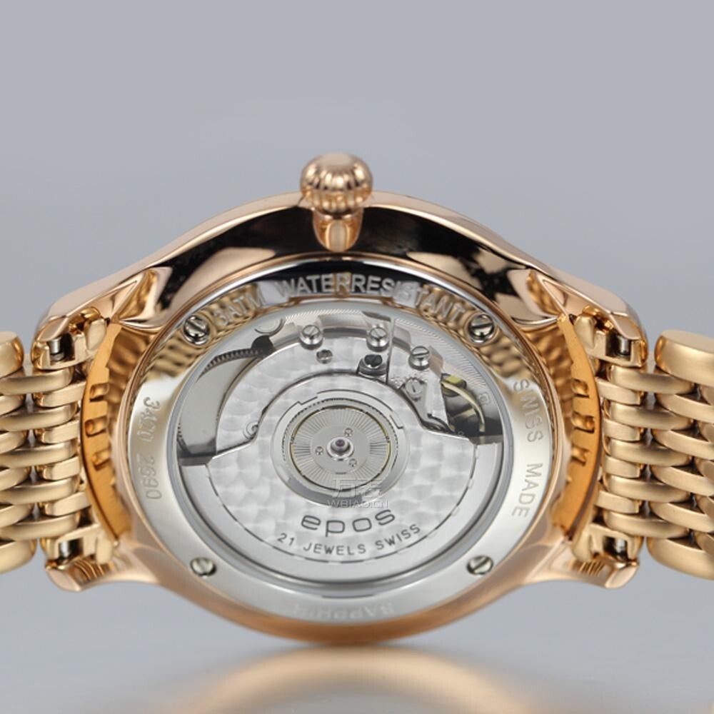 EPOS Ø 40mm Originale 3420 Rose Gold PVD Super Slim ETA 2892-A2 automatic watch