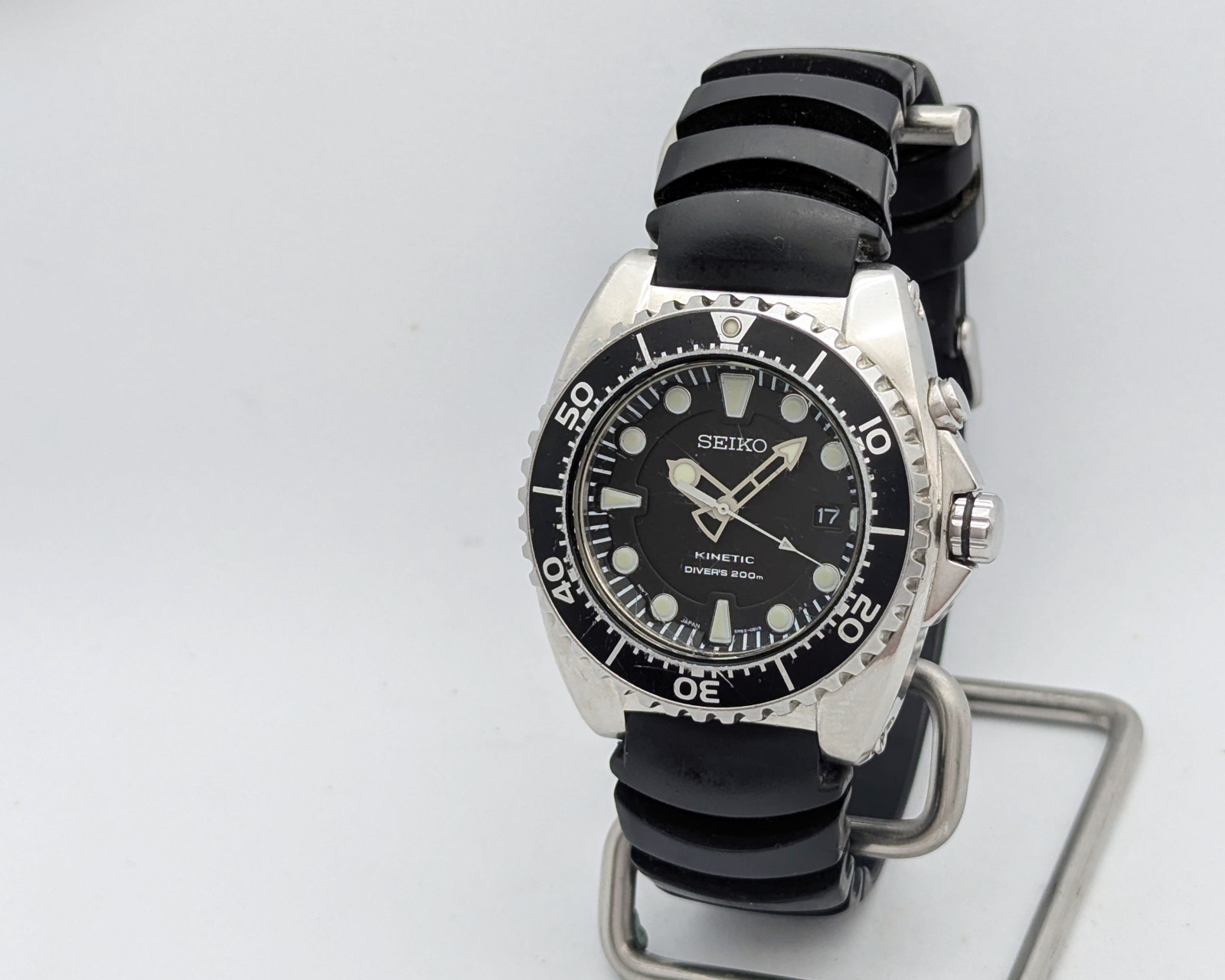 Seiko Kinetic BFK SKA371 5M62-0BL0 200M Diver| Excellent Condition/New Capacitor