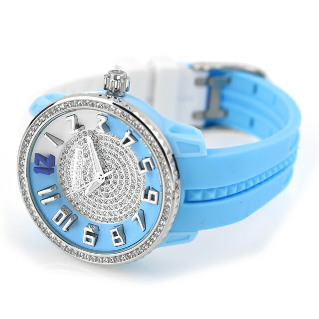 Tendence Men’s Watch Ty930110S Crazy Medium Quartz Silver White/Ice Blue Analog