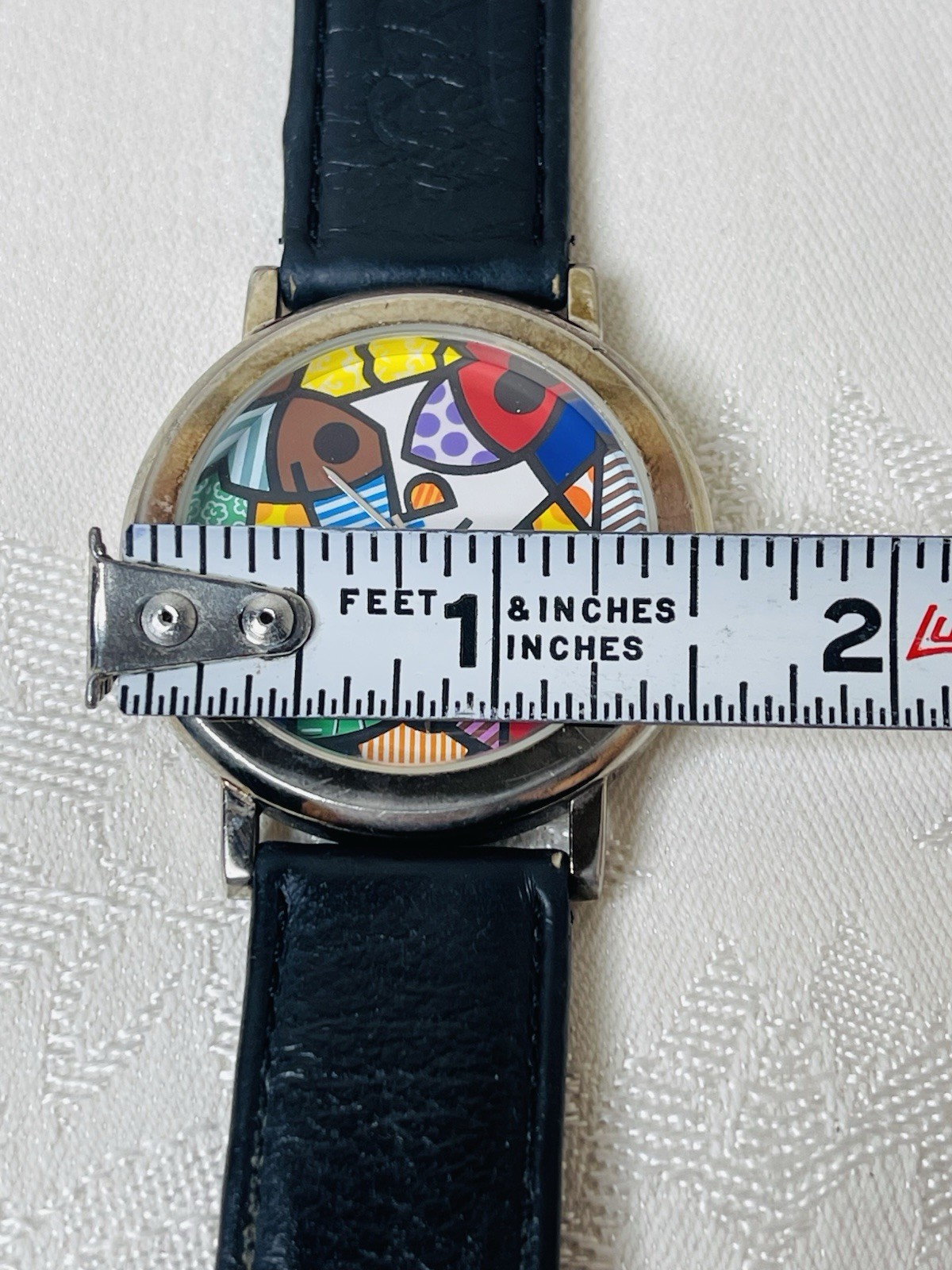 SUPER RARE 1993 ROMERO BRITTO “Big Eyes” Neo-Pop Art Watch 464/1500 Works Great