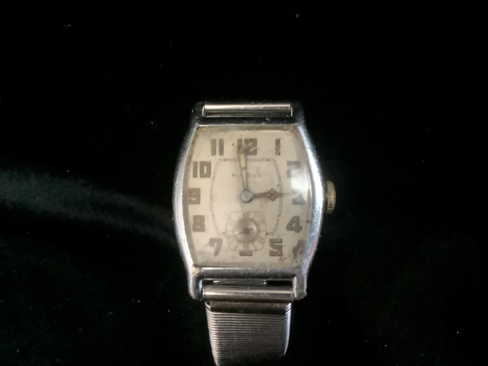 Bulova mens steel watch 28 mm, 1927