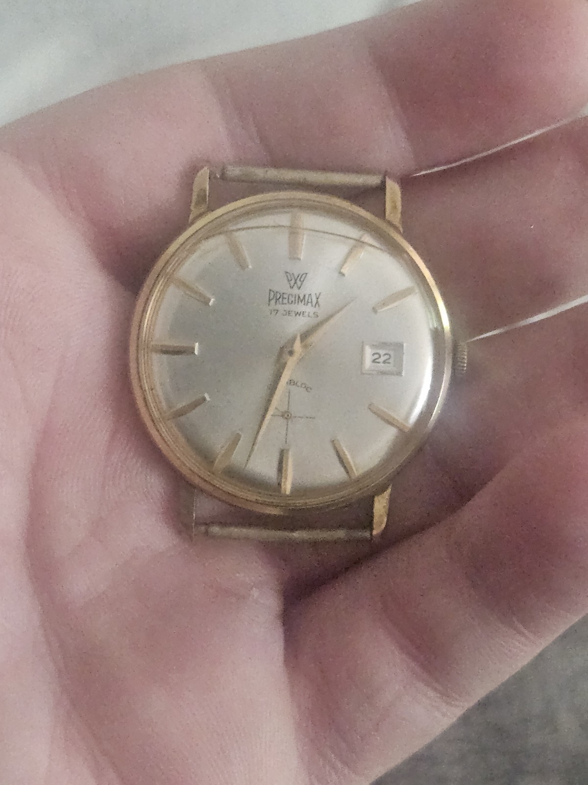 Precimax 17 Jewels Mechanical Manual Wind Men’s Watch