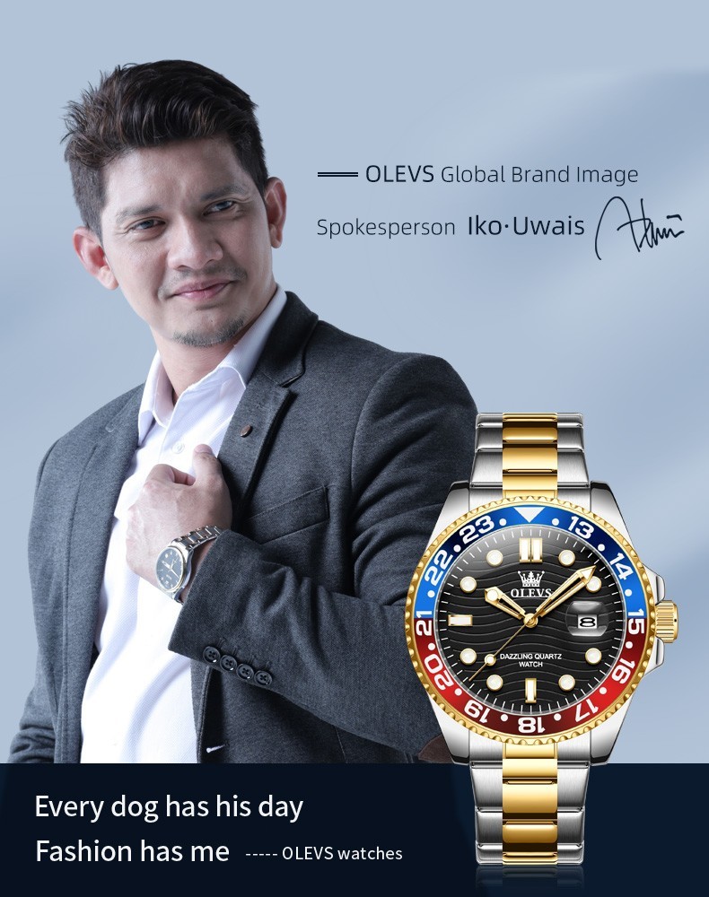 OLEVS 3610 Luminous Japan Movement Luxury Classics Male Gifts Quartz Wristwatch