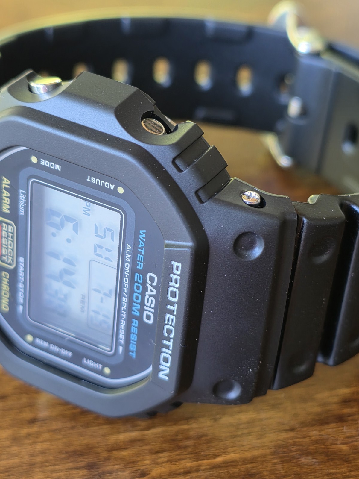 Vintage 1987-1994 Casio G-Shock DW5600C (901) Mens Watch New Bezel, Strap & Bat