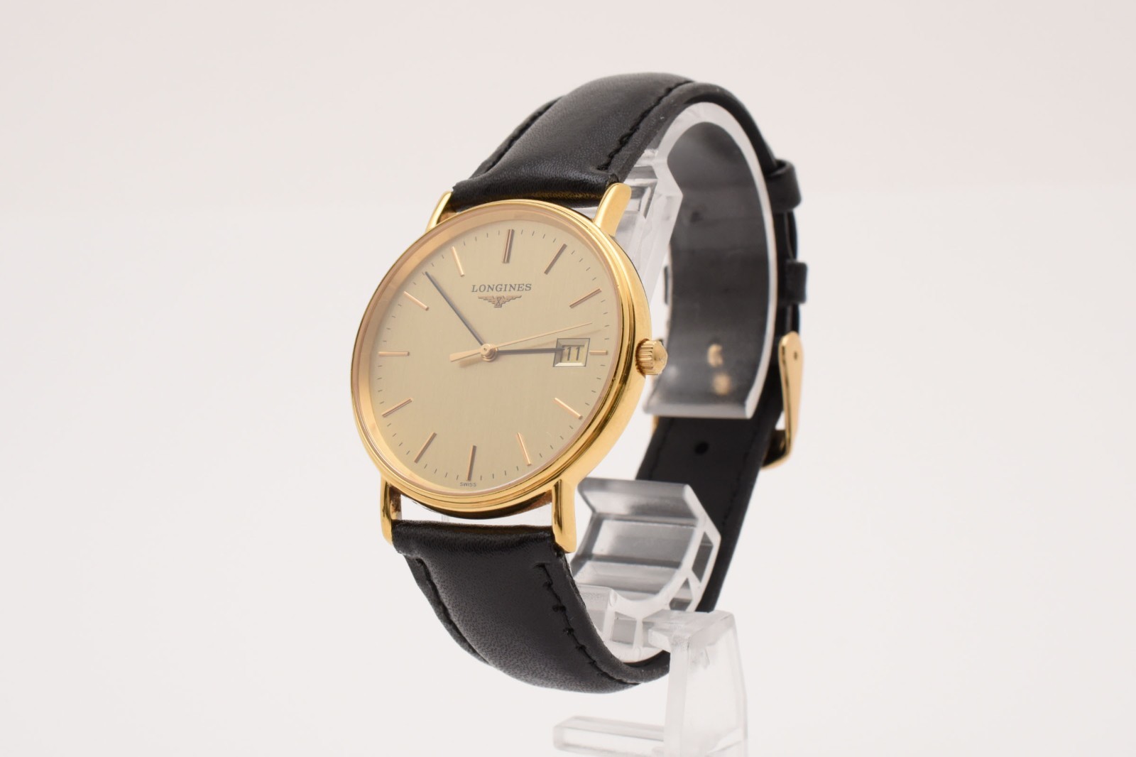 【 NEAR MINT 】 Longines Grand Classic L4.720.2 Gold Dial Date Quartz Men’s Watch