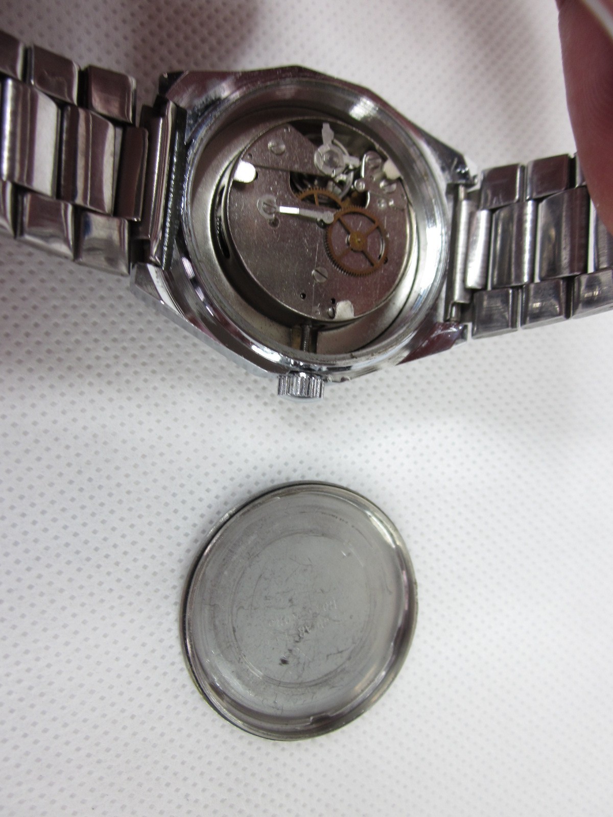 VINTAGE COBRA DATE MECHANICAL MANUAL MENS WRISTWATCH WORKING