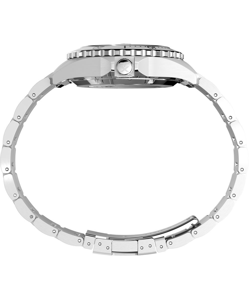 Timex Silver Mens Analogue Watch Navi TW2Y15300