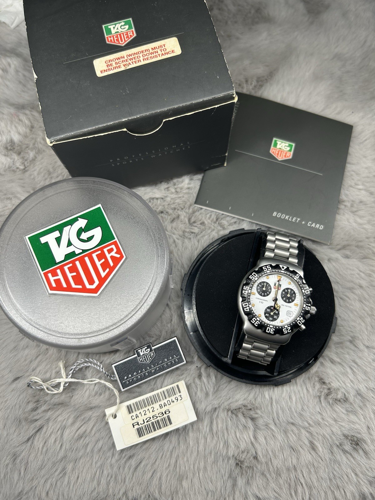 Tag Heuer Formula 1 Chronograph CA1212-R0 White Panda F1 Full set