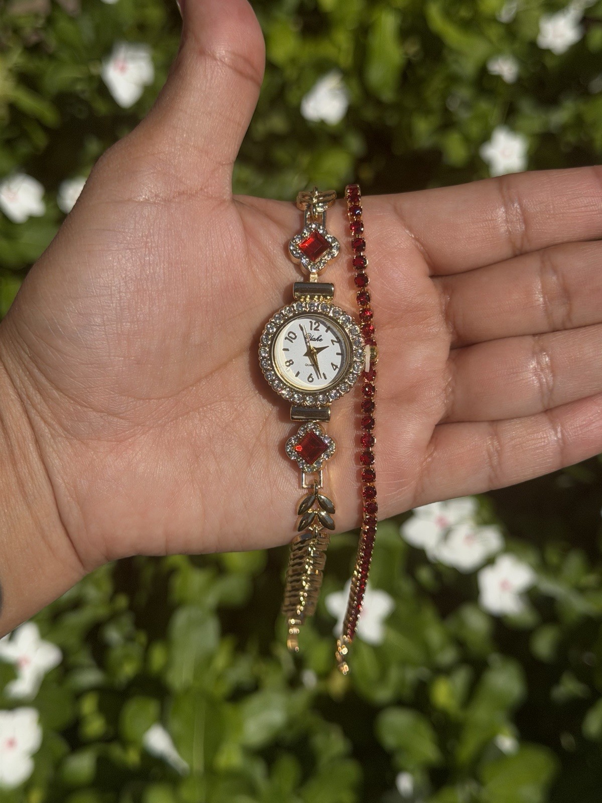 Ruby Watch & Bracelet Set Women’s