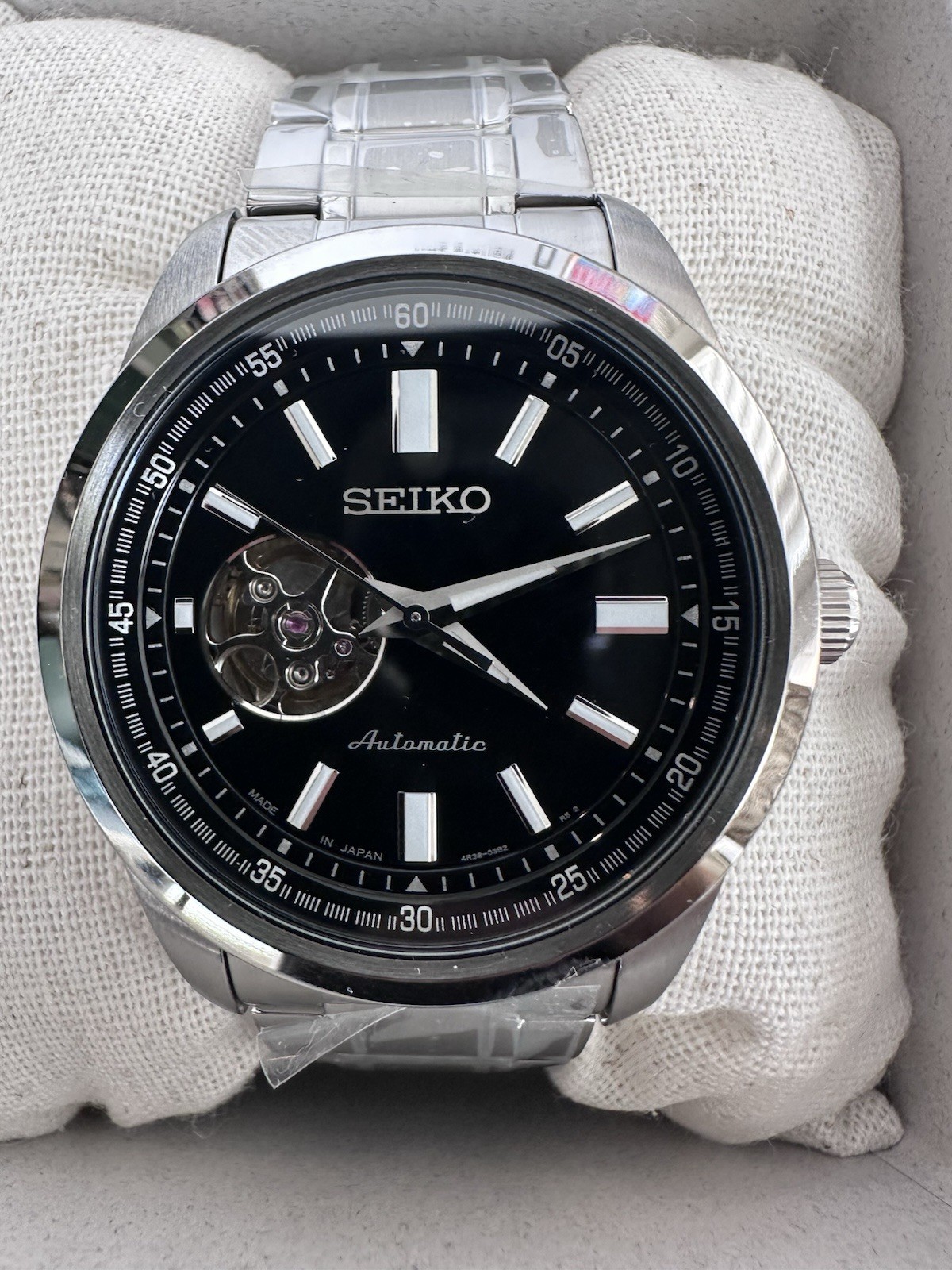 SEIKO Selection SCVE053 Automatic Open Heart Black Dial JDM – BRAND NEW