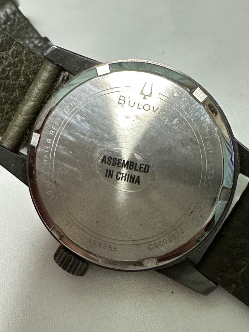Bulova Automatic Military Watch 98A255 Used in
