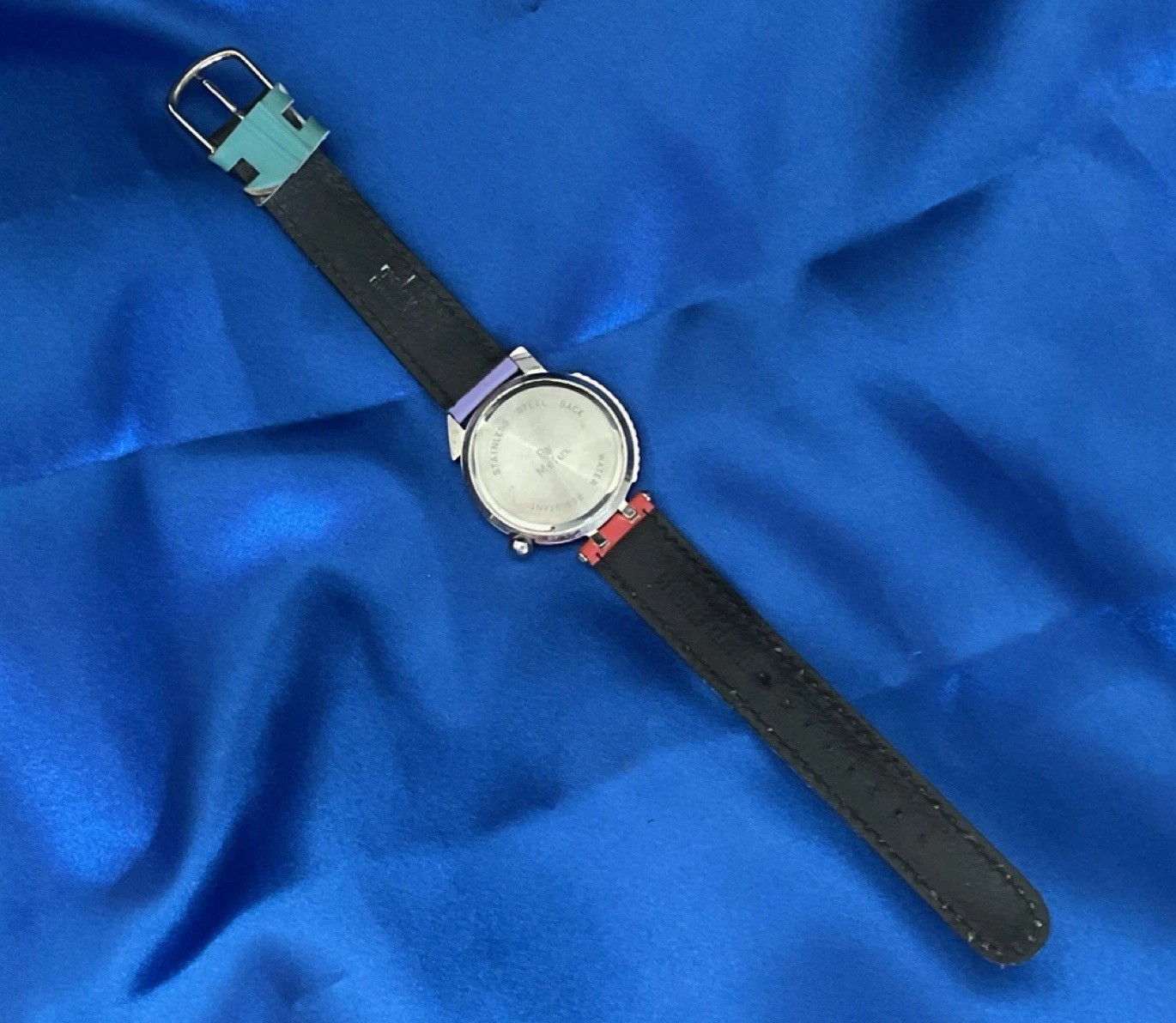 Vintage MELUX Pop Art Graphic Strap Watch – 1990’s Swiss/European