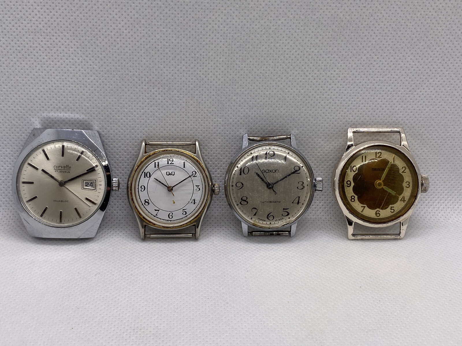 4 Vintage Watches, All Wind Up Watches, None Runners, Spares Or Repairs
